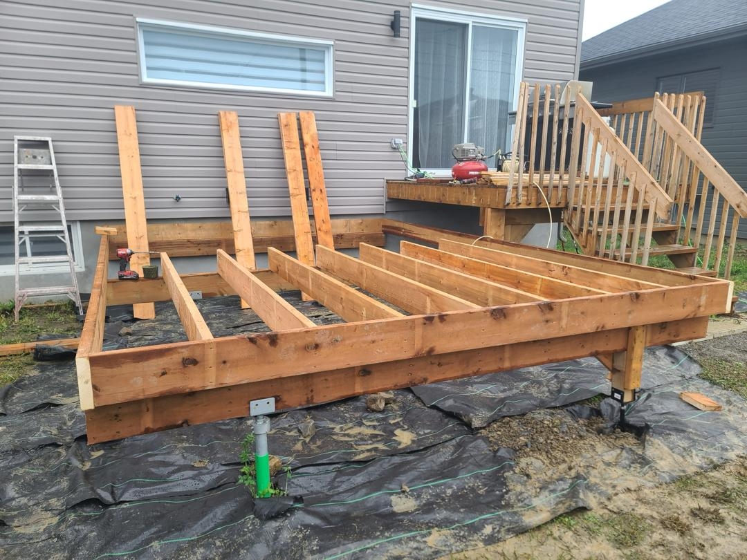 Rénovation et extension d'un patio pour une maison d'habitation