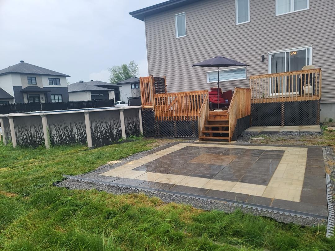 Rénovation et extension d'un patio pour une maison d'habitation