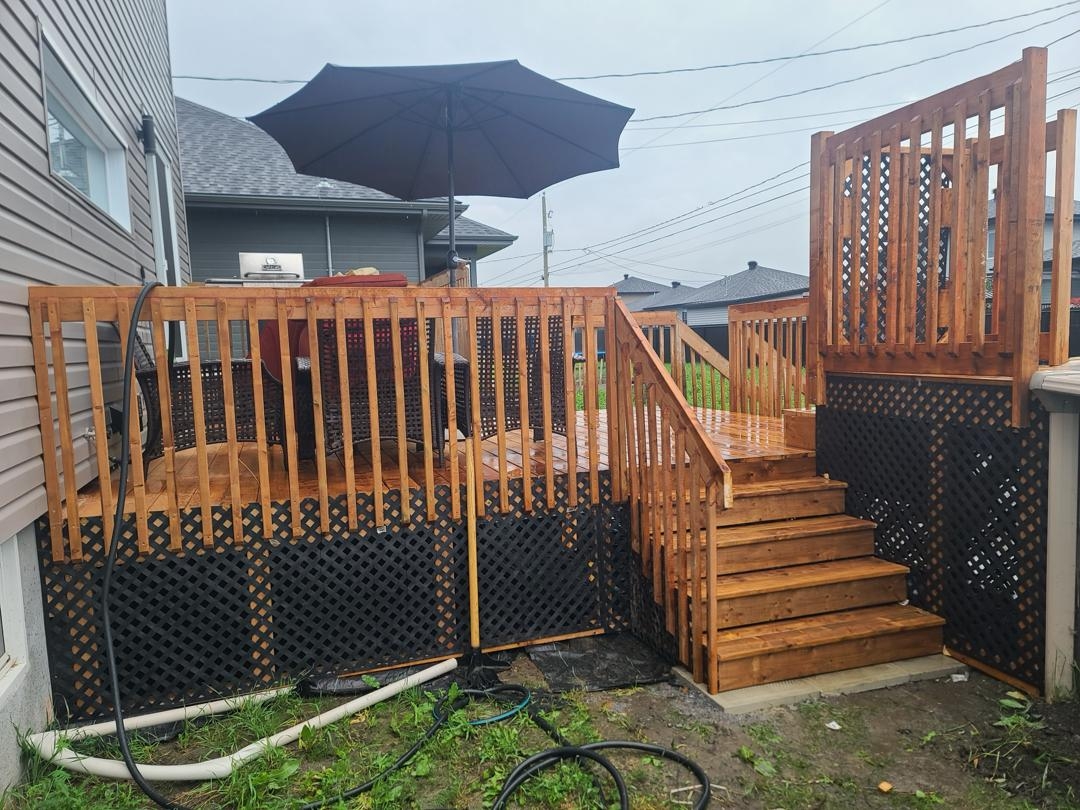 Rénovation et extension d'un patio pour une maison d'habitation