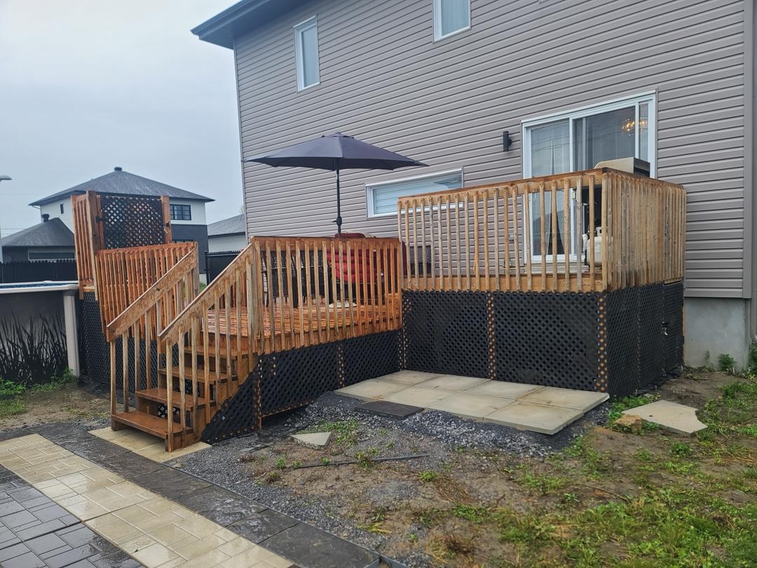 Rénovation et extension d'un patio pour une maison d'habitation